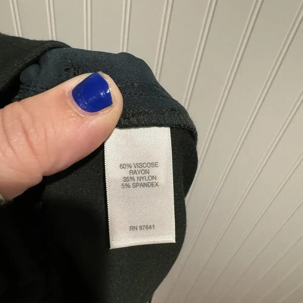 J Jill Ponte Knit Pencil Skirt Hunter Green Plus Size 4X NEW